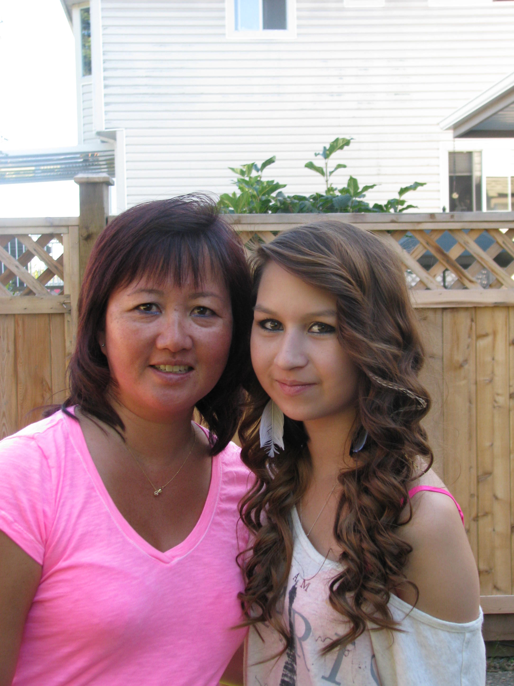 Carol Todd with her daughter Amanda